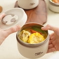 thumbnail image 4 of Lieonvis Caja Térmica Lunch Bento, Juego de Lonchera Apilable con Bolsa Aislante, Bento Boxes Individual de Acero Inoxidable con Cuchara y Palillos Adecuado para Adultos y Niños, 4 of 9