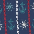thumbnail image 3 of Allen, Candace 20x20 Black Modern Framed Museum Art Print Titled - Nautical Pattern 4, 3 of 5