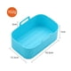 thumbnail image 1 of 2 ollas de silicona para freidora de aire con aislamiento térmico para hornear para cocina casera (azul) Likrtyny Libre de BPA, 1 of 8