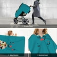 thumbnail image 6 of Car Seat Cover Baby - I Love Sushi Breathable Infant Car Seat Cover for Baby Carseat, Lightweight Comfort Baby Essentials Must Haves Newborn Stuff for Girl Boy, 6 of 7