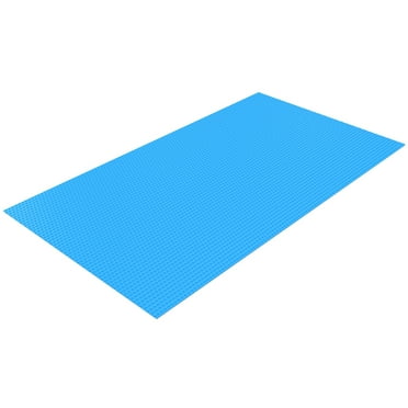 VEVOR 36 x 18 ft Rectangle Solar Pool Cover, 12 Mil Blue Solar Blanket for Inground and Above Ground Pools