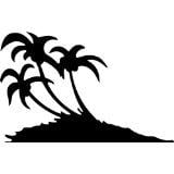 Custom Wall Decal Beach - Living Room Sticker - Vinyl Wall