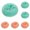 Multicolor, variant on ZFSBZBS 1Pcs Plastic Dish Scrubbers,Durable Non-Scratch Scrubbers Plastic Mesh Cleaning Pads Easy Grip Assorted Colors for Multi-Surface Cleaning,Blue