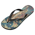 thumbnail image 2 of YAZAOOSummer Flip Flops Creatively Pup in A Swirled Sky Simple Beach Sandals, 2 of 8