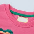 thumbnail image 6 of Kiijoy Toddler Girls Sweatshirt Rainbow Sequins Long Sleeved Pullover Top, Sizes 2-3, 6 of 6