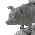 thumbnail image 5 of 9" x 12" Gray Polyresin Stacked Farm Animals Sculpture, by DecMode, 5 of 10