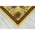 thumbnail image 4 of Glamour Thick Plush Oriental Area Rug Traditional Carpet Floral Medallion Design-206 (2'6"x3'9",Cream), 4 of 11