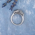thumbnail image 4 of Elise Jewel 14K White Gold Plated Ring - Brilliant 1.9 Ct Round Cut Diamond Ring - Engagement Wedding Trilogy Ring for Women's - 3 Stone Diamond Rings for Women's - Engagement Wedding Rings, 4 of 4