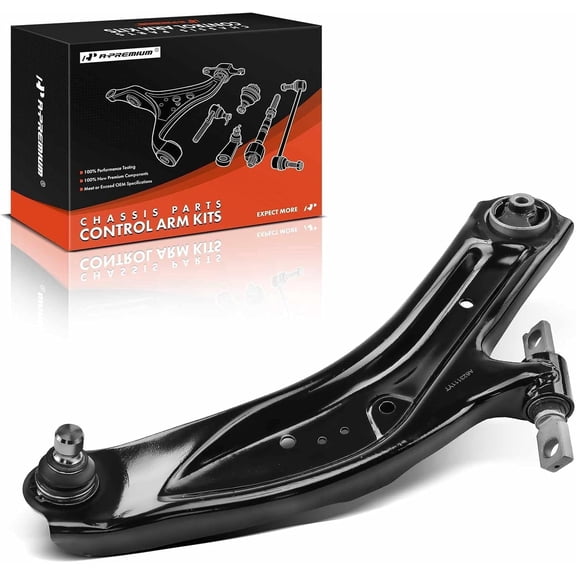 A-Premium Front Right Lower Control Arm, with Ball Joint & Bushing, Compatible with Nissan Rogue 2014-2020, Rogue Sport 2017-2021, Replace # K623111 CMS301168