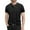 Black, variant on Men's Fashion Ripped Short Sleeve Casual T Shirt Comfortable Breathable Tee Stylish Streetwear Top for Daily Wear Mens Casual Crew Neck Basic Tees