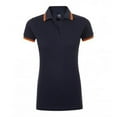 thumbnail image 1 of SOLS Womens Pasadena Tipped Short Sleeve Pique Polo Shirt, 1 of 5