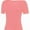 Pink, variant on Women's Casual Short Sleeve Scoop Neck Summer Tops Ribbed Knit Slim Fit Tee Shirts