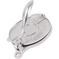 thumbnail image 1 of Tortilla Press Tool, Manual Efficient Multifunctional Roti Maker Aluminum Alloy for Home (16cm Silver), 1 of 8