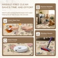thumbnail image 6 of PureCozy 3'x5' Area Rugs for Living Room Floral Farmhouse Bedroom Dining Room Soft Faux Wool Washable Non-slip Throw Beige Rugs Carpets, Beige, 6 of 7