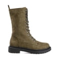 thumbnail image 2 of Journee Collection Womens Cadee Zip up Mid calf Combat & Lace-up Boots, 2 of 3