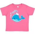 thumbnail image 3 of Inktastic Cute Blue Whale in Nautical Hat Boys or Girls Toddler T-Shirt, 3 of 5