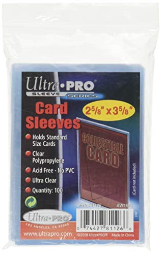 Ultra Pro Clear Soft Card Sleeves For Standard 2 5 X 3 5 Cards 100 Count Walmart Inventory Checker Brickseek