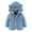 Blue, variant on TAIAOJING Toddler Cute Jacket Baby Girls Boys Bear Ears Hooded Outerwear Zipper Warm Winter Coat Warm Outwear 0-6 Months