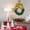 Green, variant on Christmas Cabinet Wreath with Ribbon Bows Pinecones & Red Berries, Mini Holiday Kitchen Decor for Cabinet Doors & Party