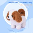 thumbnail image 2 of WorWoder Peluche San Bernardo Juguete Cachorro Electrónico Interactivo Perro Mascota - Caminar, Ladrar, Menear la Cola, Estirar Animal de Compañía para Niños (San Bernardo), 2 of 5