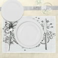 thumbnail image 3 of Ambesonne Teen Room Place Mats Set of 4, Be Super Star Phrase, Standard Size, Grey White, 3 of 6