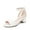 WHITE, variant on DREAM PAIRS Girls Sandals High Heels Princess Wedding Party Ankle Strap Dress Chunky Pump Shoes Open Toe