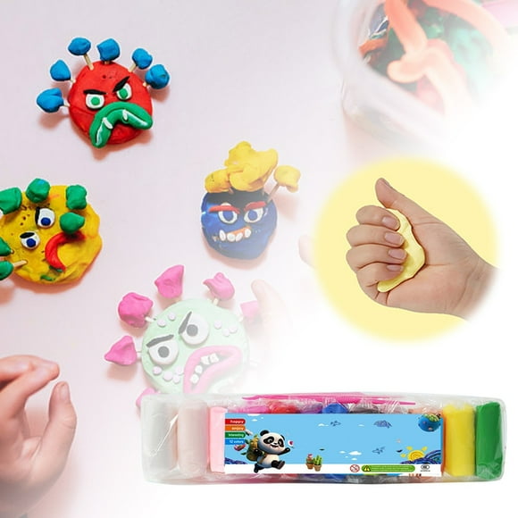 Modeling Clay for Indoor and Outdoor Parties - Lightweight Clay for All Ages Party Ready Craft#end start# s#Product Category 1 Platform Competitive Title Dry Clay Kit for Kids - Portable Packs SKU