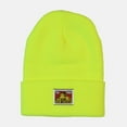 thumbnail image 2 of Ben Davis Beanie Unisex Acrylic Cuffed Knit Hat Mens Double Layered Casual Cap, Moss, OS, 2 of 8