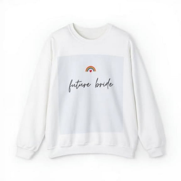 Rainbow Future Bride Unisex Heavy Blend™ Crewneck Sweatshirt
