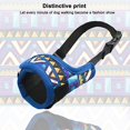 thumbnail image 2 of Dog Muzzle S - Adjustable Soft Breathable Tribal Nylon Mouth Guard Cover for Small, Medium and Large Dogs, Anti Chew, Bark, 2 of 5