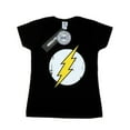 thumbnail image 1 of DC Comics T-Shirt en Coton pour Femmes à Logo Usé Flash, 1 of 5