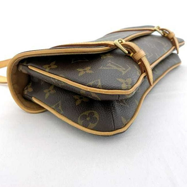 Pre-Owned Louis Vuitton Handbag Marel Brown Beige Monogram M51157