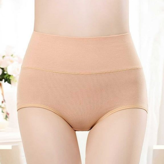 High Waisted Plus Size Solid Color Briefs Lace High Waist Panties Microfiber Panties No Line Panties for Women Pack 12 Panties Lingerie plus Size Maternity Underwear under Bump Most Comfortable Womens