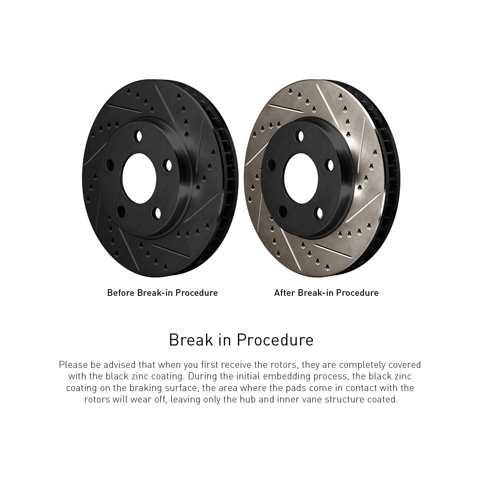 R1 Concepts Front Brakes and Rotors Kit |Front Brake Pads| Brake Rotors and Pads| Euro Ceramic Brake Pads and Rotors WHTN1-56000