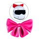 thumbnail image 3 of Casco Sunnimix Motocicleta Mariposa Nudo Rosa 25cm, 3 of 8