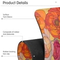 thumbnail image 4 of Yayeee Faucet Mat for Kitchen Sink 14.7" Diatomite Long Splash Guard Pad, Orange Abstract Floral, 4 of 7