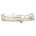 thumbnail image 2 of DOLITY Mirror Plate Wedding Storage Tray Jewelry Organizer Wedding Decoration 250mm, 2 of 8