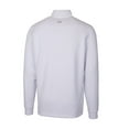 thumbnail image 3 of Men's Cutter & Buck White New England Patriots Throwback Logo Traverse Stretch Quarter-Zip Pullover Top, 3 of 3