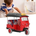 thumbnail image 4 of Tricycle Thaï à Rétrofriction, Modèle de Voiture Tuk-Tuk en Alliage avec Motif, Jouet Véhicule Rétro pour Enfants de 3 Ans et Plus, Voiture à Rétrofriction Facile à Utiliser pour le Jeu et la Collection des Enfants, 4 of 7