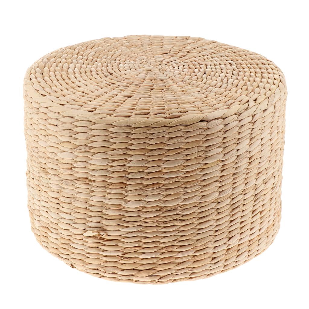 Nishiyuenyi 2pcs Natural Straw Cushion Buckwheat Floor Seat Cushion Couch for Relaxation