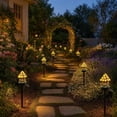 thumbnail image 4 of Solar Resin House Ground Mounted Lamp Outdoor Waterproof LED Lamp, 4 of 6
