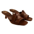 thumbnail image 1 of Zapatillas Mujer NOMADAS Tacones Formales Casuales Elegantes cafe 25, 1 of 4