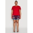 thumbnail image 3 of Womens Plus Size Fringe Trim Tee, 3 of 5