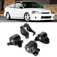 thumbnail image 4 of Kit de soporte de montaje de motor de aluminio serie B y D apto para Honda Civic 1996-2000, color negro, 4 of 9