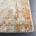 thumbnail image 3 of SAFAVIEH Silverado Orlando Abstract Polyester Runner Rug, Ivory/Gold, 2' x 8', 3 of 8