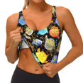 thumbnail image 4 of Lsque Cartoon Bird Owl Printed Women'S Sports Bra, Compression, Moisture Wicking, High-Impact Sports Bra For Women,Supportive sports bra-XX-Large, 4 of 9