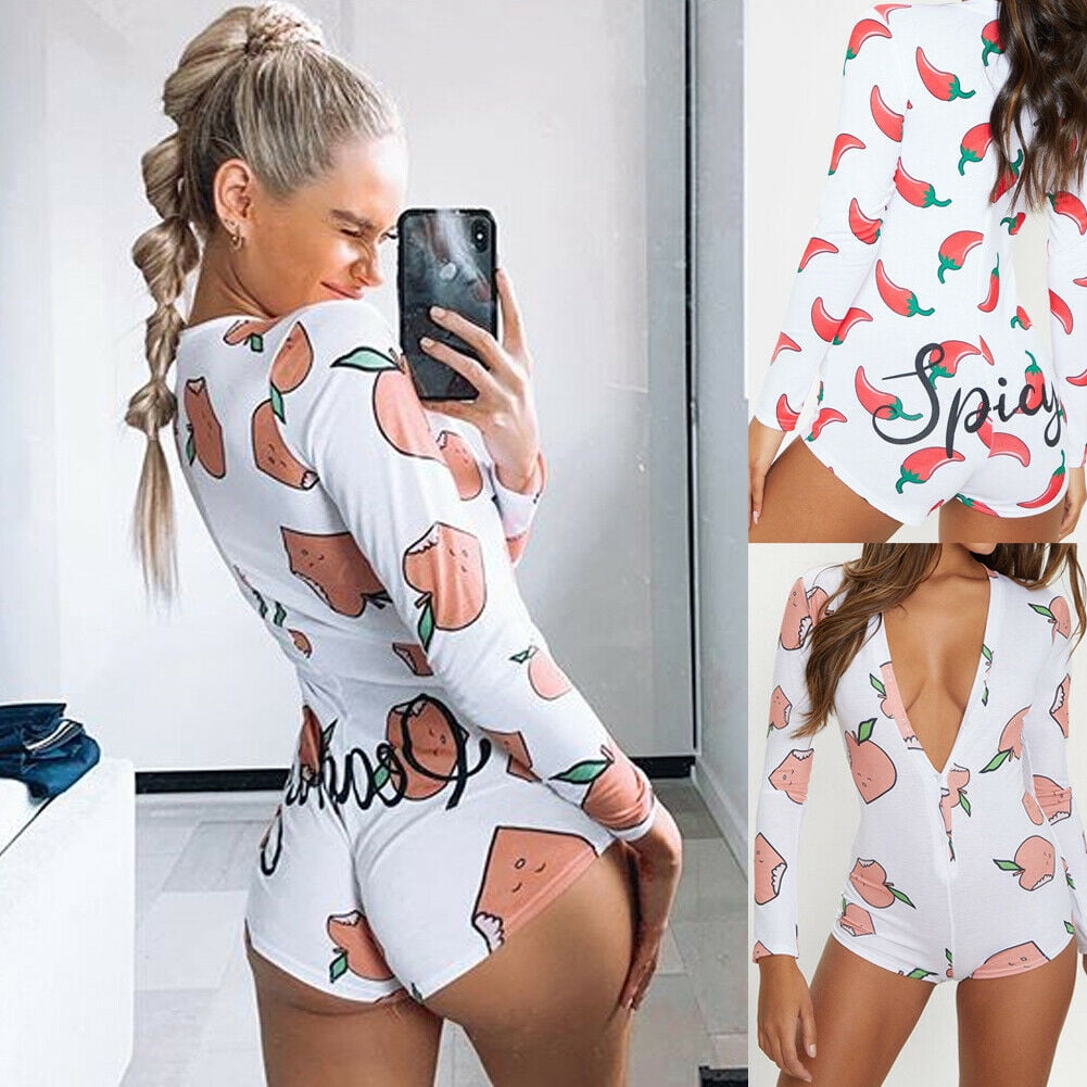 Women Sexy V Neck Jumpsuits One Piece Long Sleeve Bodycon Rompers Short Bodysuits Leotard Clothes Lady