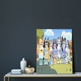 thumbnail image 5 of Lsque Bluey Pattern Decorative Picture – Unique Modern Wall Art, Ready-to-Hang Canvas Print for Home (Vertical), 5 of 6