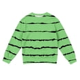 thumbnail image 6 of Girls Striped Print Sweatshirt Loose Fit Crew Neck Long Sleeve Pullover Tops Kids Casual Versatile Sweatshirts Back To School Clothes 4-14Years, 6 of 6