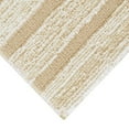 thumbnail image 5 of Mineral Spring Pure Bath Home Stripe Tufted Polyester Bath Rug, Maple Sugar, 17" x 24", 5 of 6